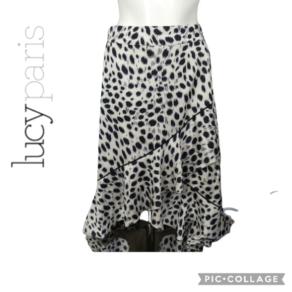 LUCY Paris Leopart Skirt - Picture 1 of 10